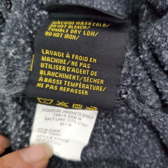 Browning Sportswear Men's Size L Hoodie Pullover Sweatshirt Logo Front Blue - Picture 8 of 9